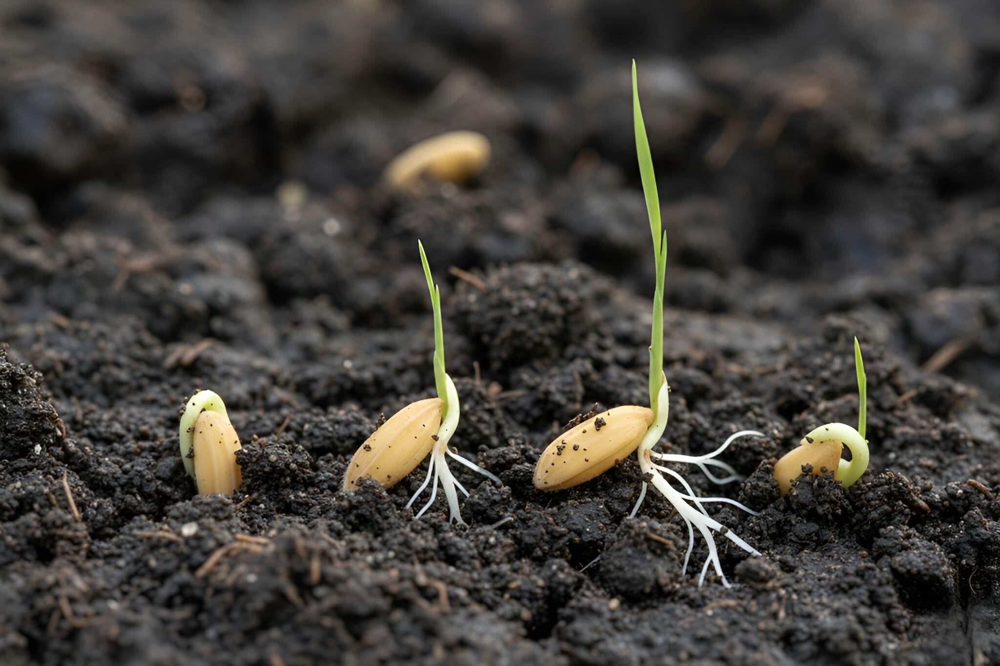 Paddy seeds soaking