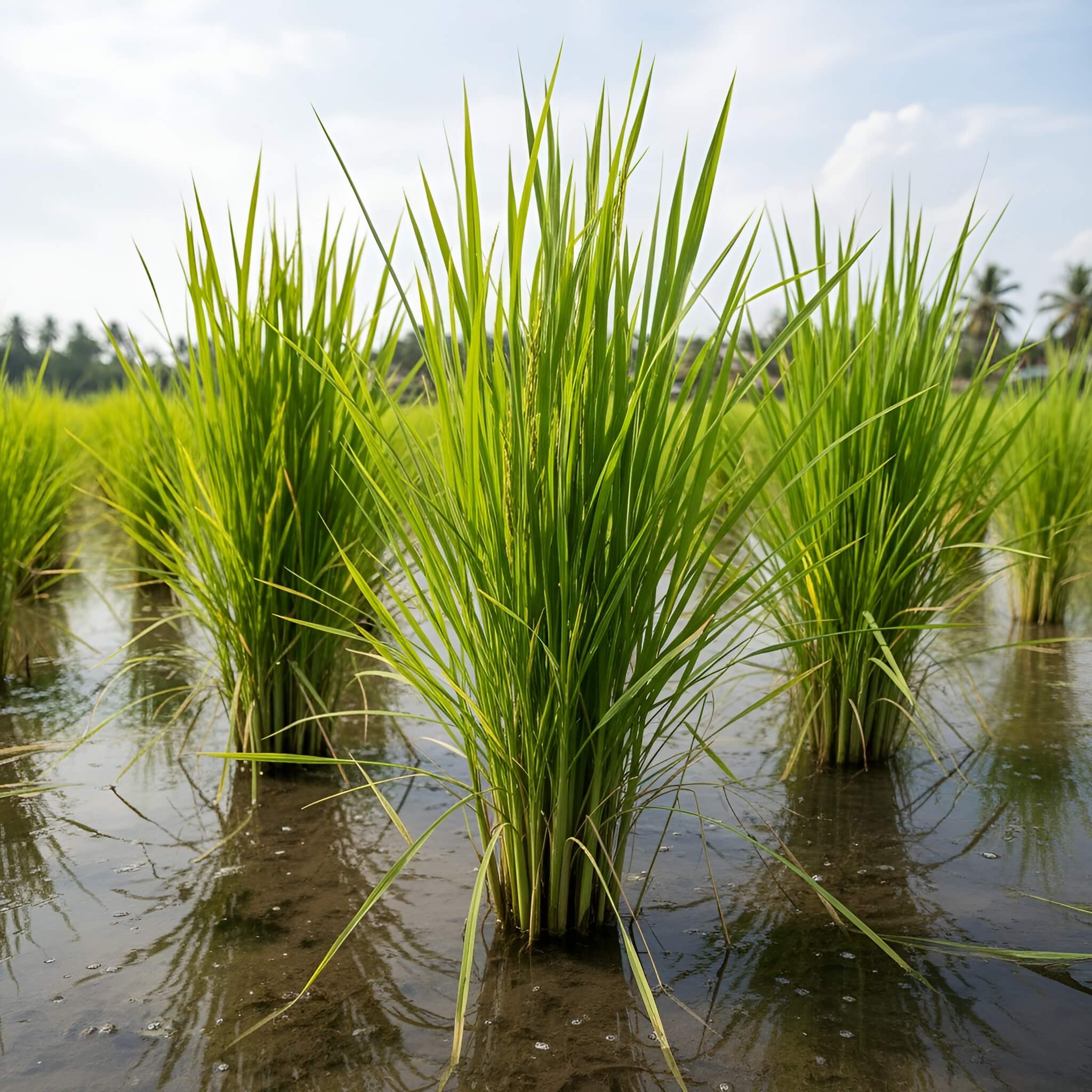 Paddy vegetative growth