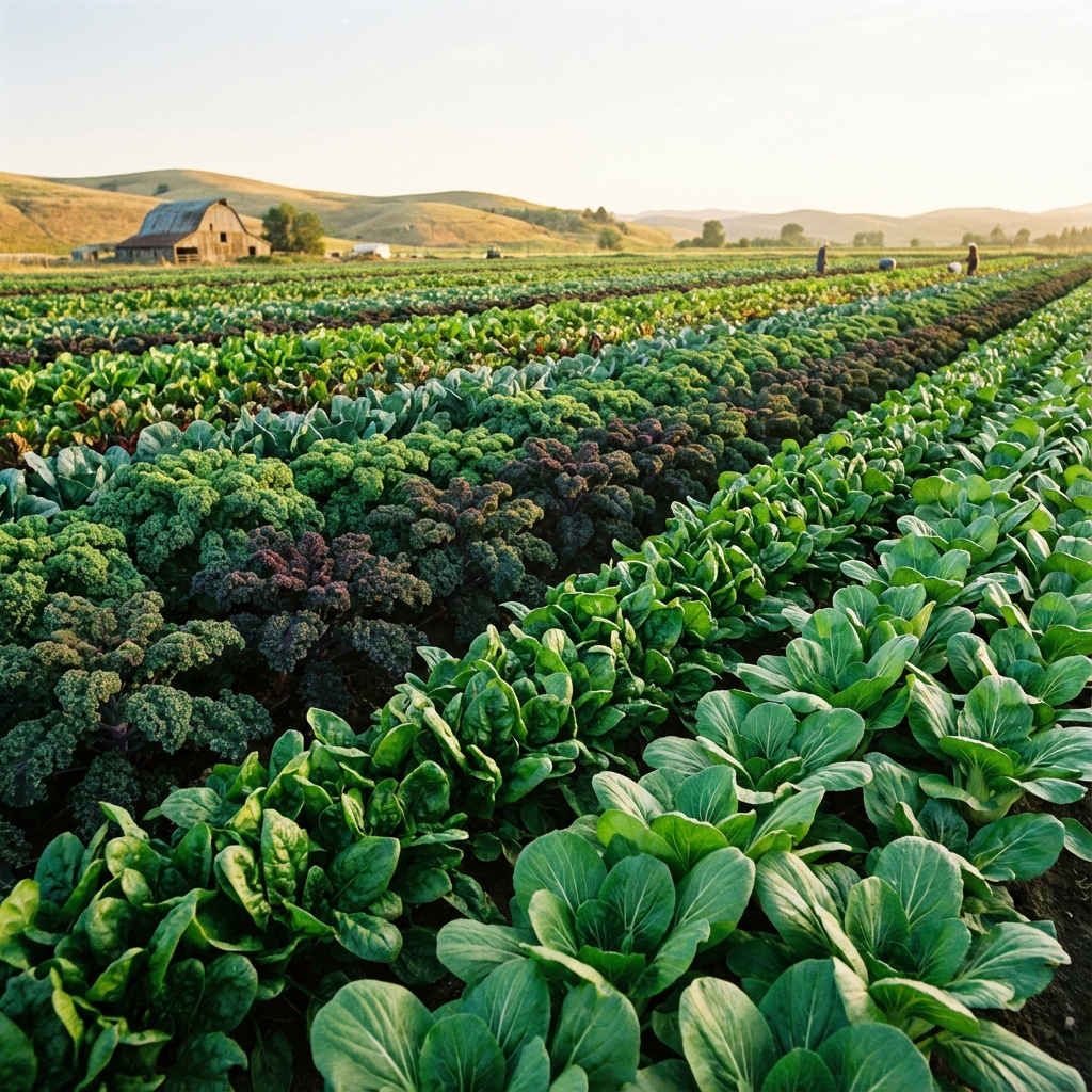 Leafy green leaf growth